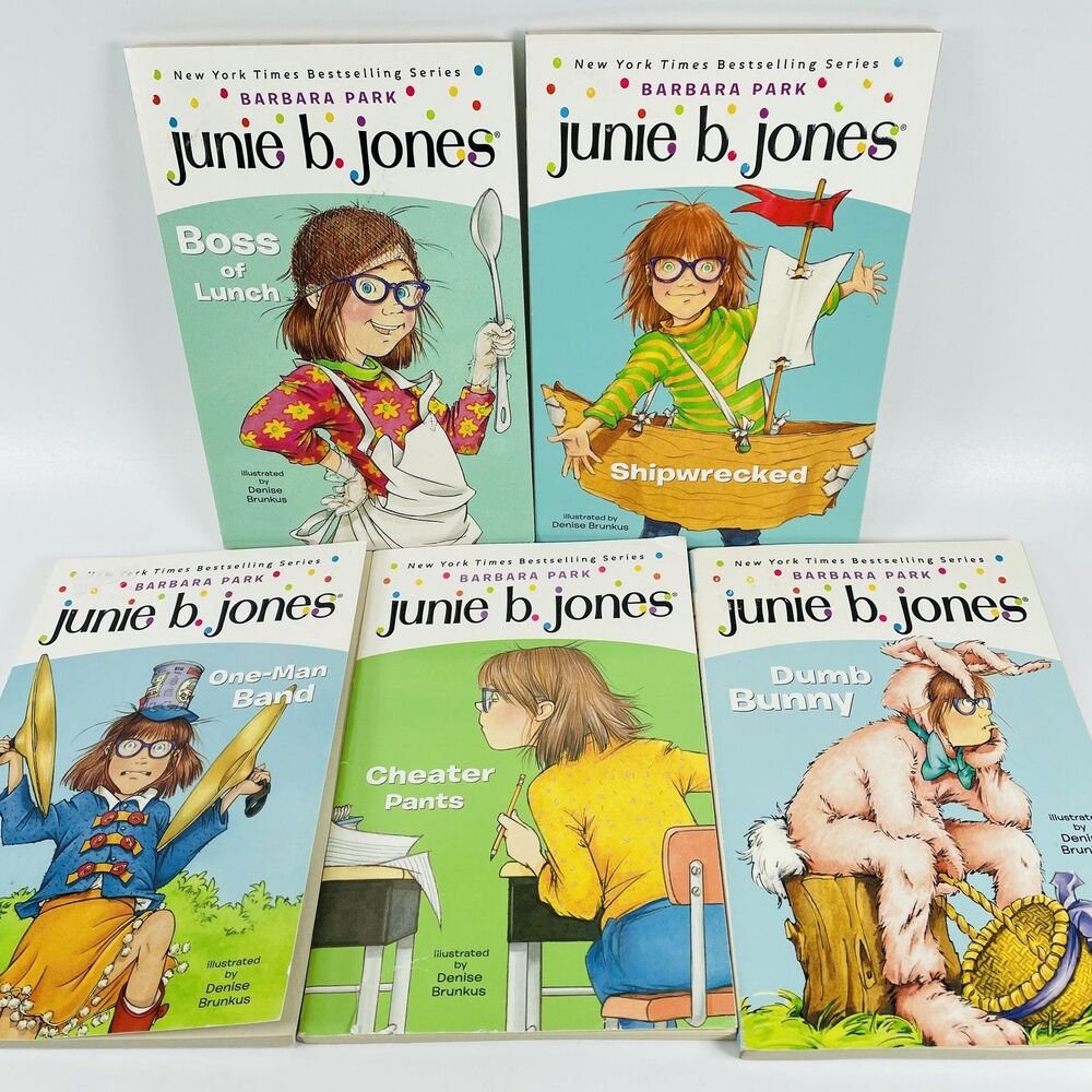 Junie B Jones Chapter Books Lot of 5 Paperback Barbara Park Series Kids Reading